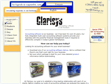 Tablet Screenshot of clarisys.ca